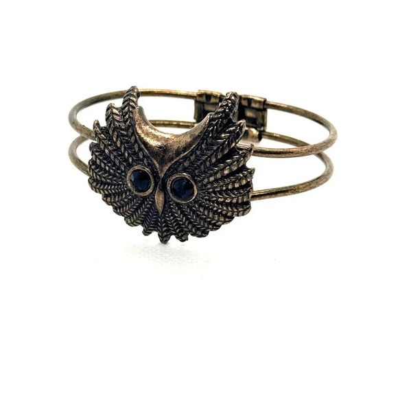 Bronze owl bracelet - Picture 1 of 6